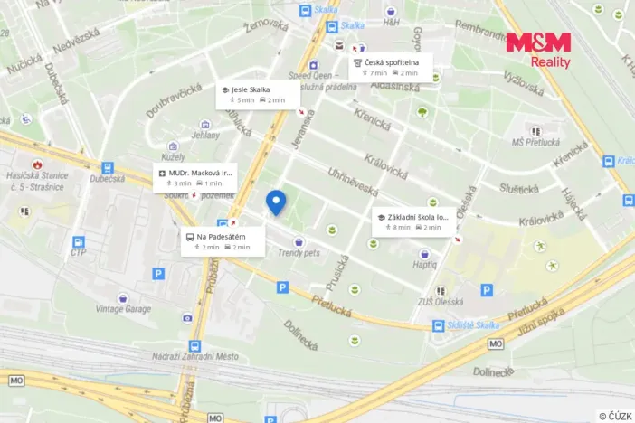 Prodej bytu 2+1, Praha - Strašnice, Jevanská, 68 m2