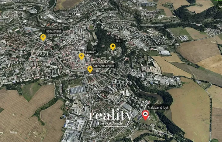 Pronájem bytu 2+kk, Jihlava, Na Nivách, 58 m2