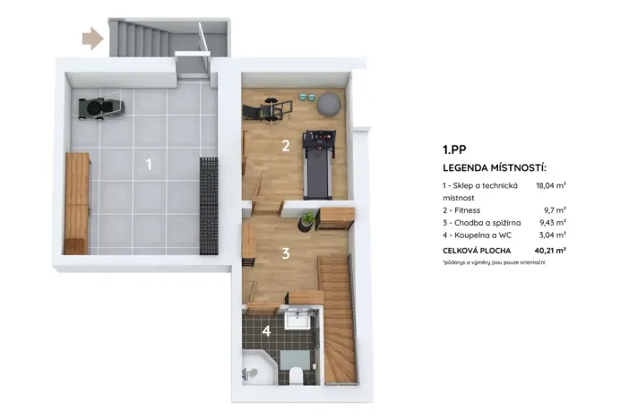 Prodej rodinného domu, Zlín, Příkrá, 124 m2