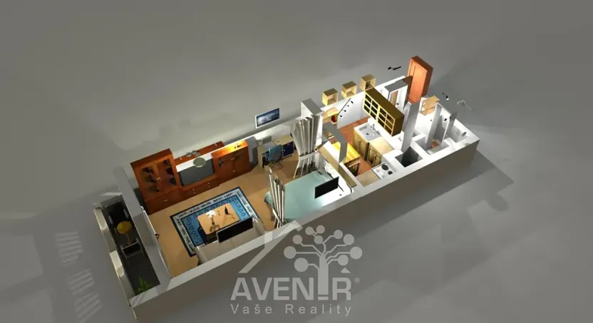 Prodej bytu 1+kk, Liberec, Nad Školou, 34 m2