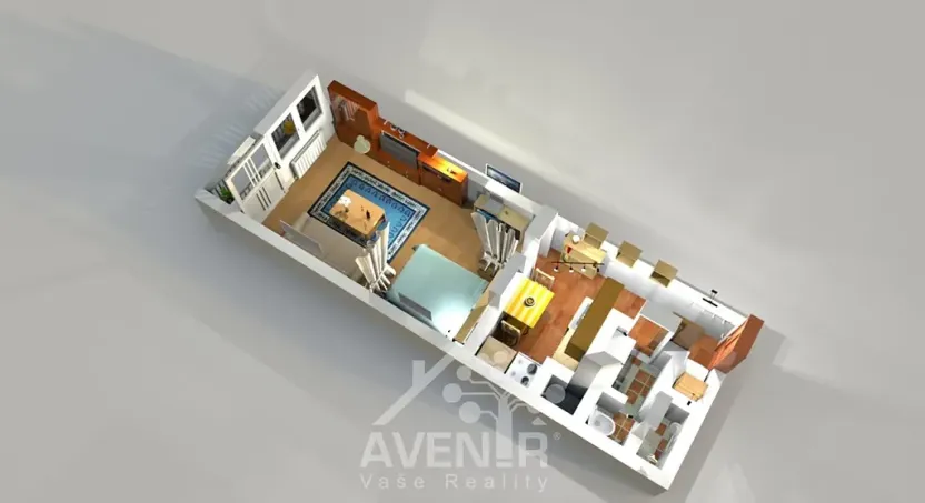 Prodej bytu 1+kk, Liberec, Nad Školou, 34 m2