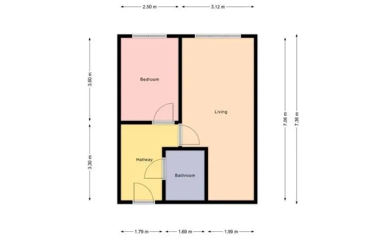 Prodej bytu 2+kk, Kladno - Kročehlavy, Na růžovém poli, 40 m2