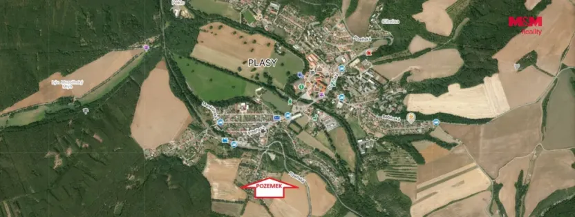 Prodej pozemku pro bydlení, Plasy, 1876 m2