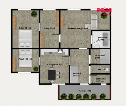 Prodej rodinného domu, Roudnice nad Labem, Havlíčkova, 129 m2