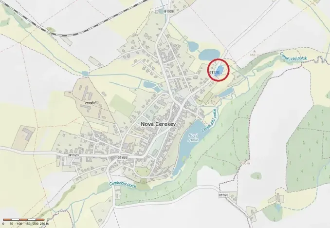 Prodej pozemku pro bydlení, Nová Cerekev, 2016 m2