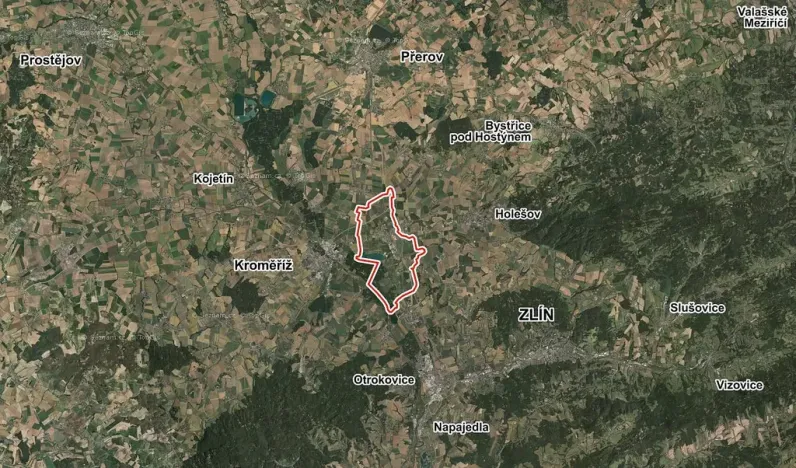 Prodej pole, Hulín, 988 m2