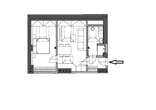 Pronájem bytu 2+kk, Praha - Nové Město, Václavské náměstí, 43 m2