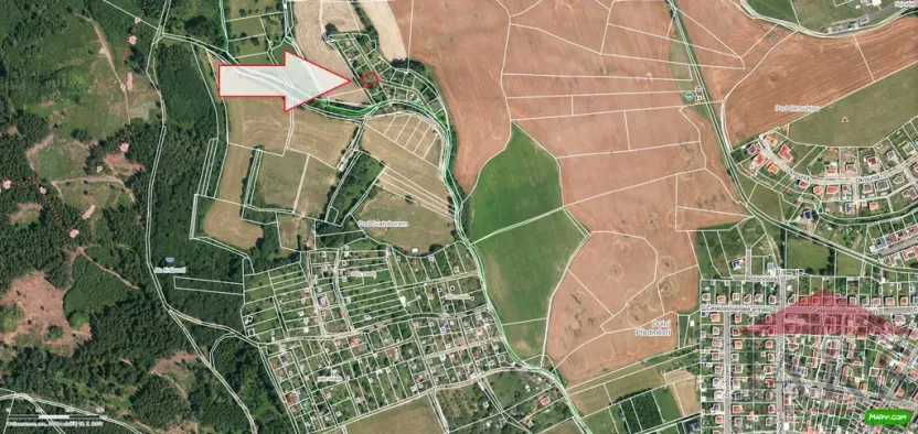 Prodej zahrady, Sušice, 402 m2
