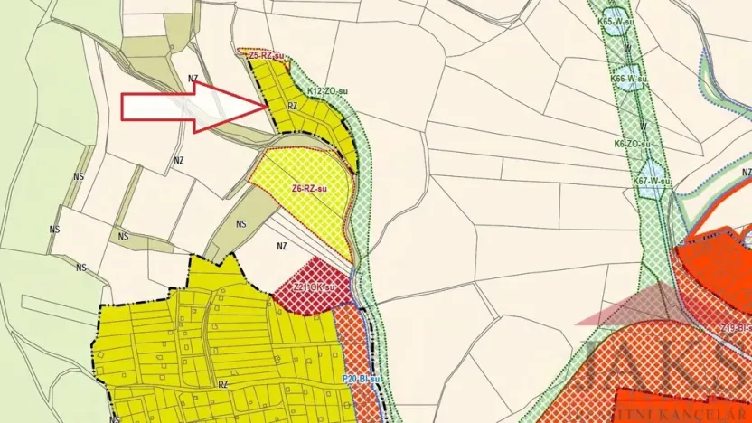 Prodej zahrady, Sušice, 402 m2