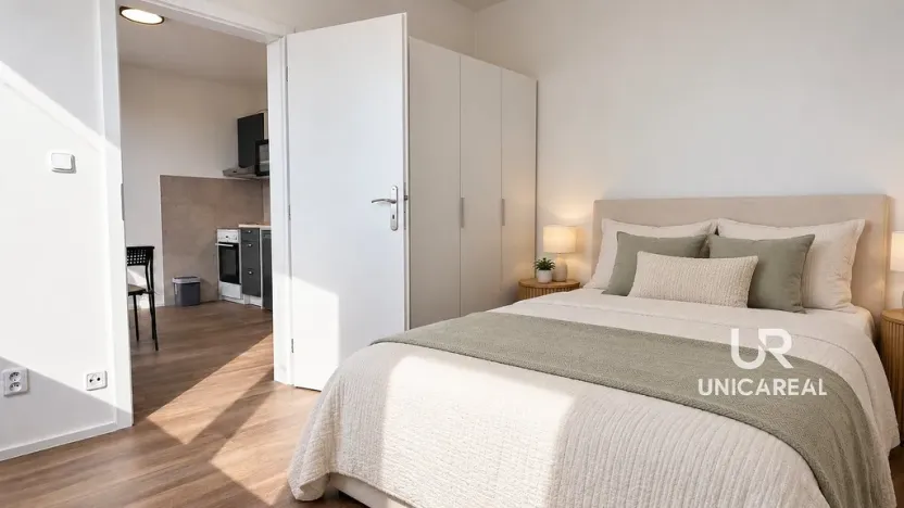 Pronájem bytu 2+kk, Brno - Královo Pole, Herčíkova, 32 m2