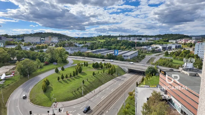 Pronájem bytu 2+kk, Brno - Královo Pole, Herčíkova, 32 m2