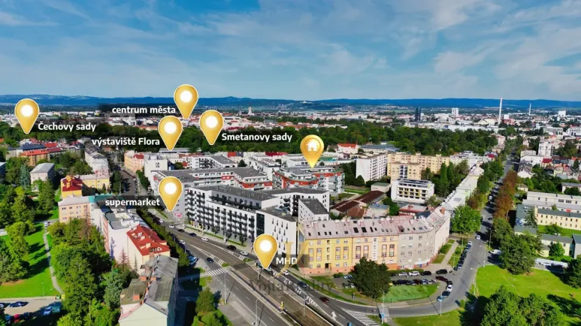 Prodej bytu 3+kk, Olomouc, Eduarda Hamburgera, 95 m2