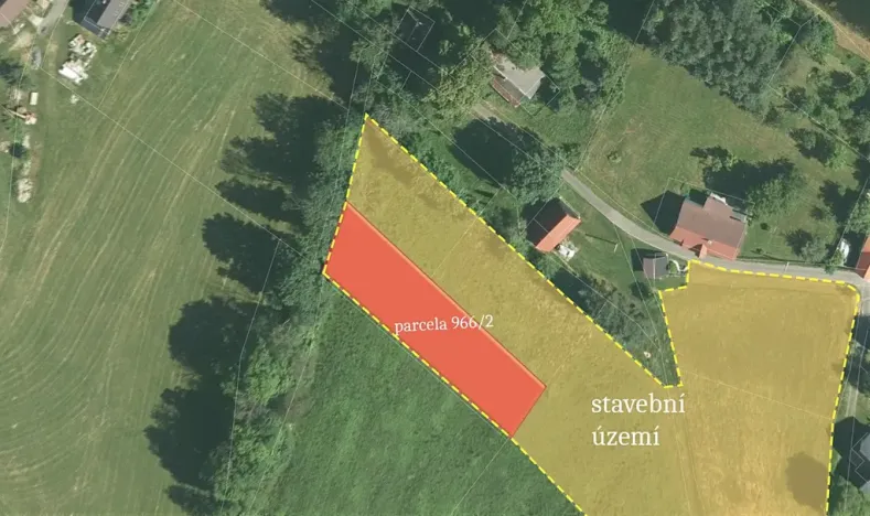 Prodej pozemku pro bydlení, Jílové u Držkova, 513 m2