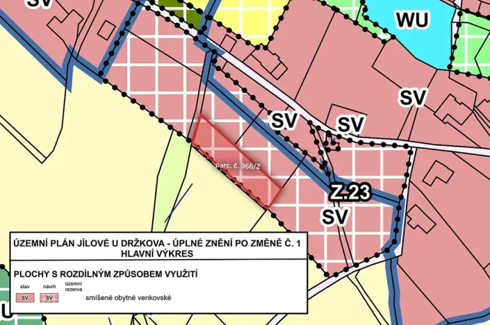 Prodej pozemku pro bydlení, Jílové u Držkova, 513 m2