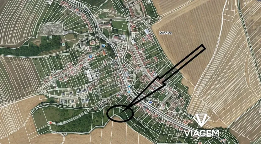 Prodej zahrady, Milonice, 2495 m2