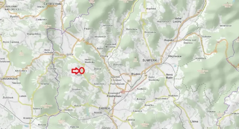 Prodej pole, Jedlí, 8401 m2