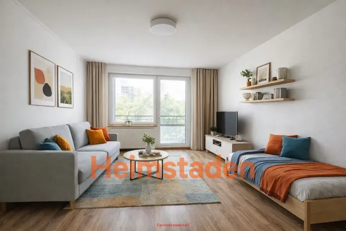 Pronájem bytu 1+1, Orlová - Lutyně, Okružní, 48 m2