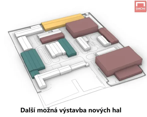 Pronájem skladu, Kojetín, náměstí Svobody, 864 m2