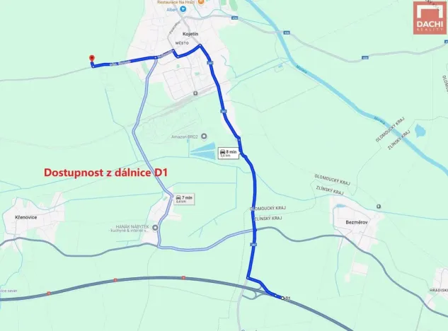 Pronájem skladu, Kojetín, náměstí Svobody, 1200 m2