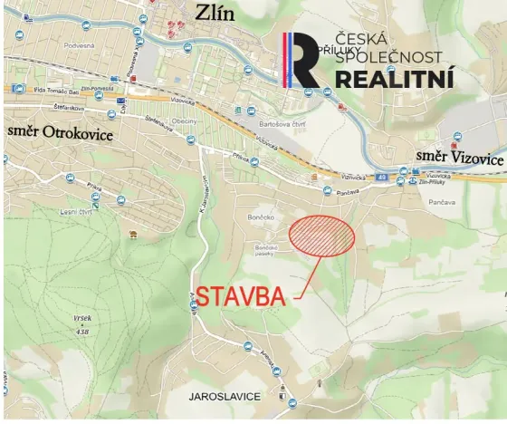 Prodej pozemku pro bydlení, Zlín - Příluky, 8375 m2