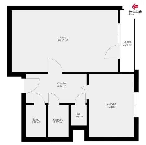 Pronájem bytu 1+1, Polička - Horní Předměstí, Sídliště Hegerova, 40 m2