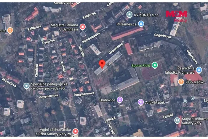 Pronájem bytu 2+1, Karlovy Vary - Drahovice, Gagarinova, 60 m2