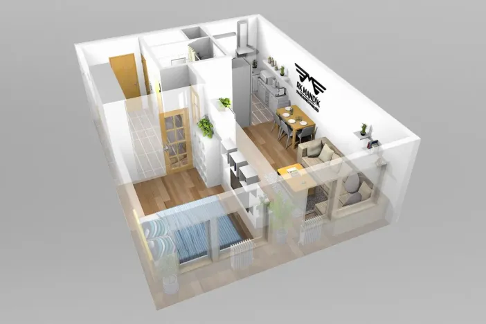 Prodej bytu 2+kk, Praha - Horní Měcholupy, Ravennská, 44 m2