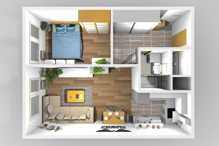 Prodej bytu 2+kk, Praha - Horní Měcholupy, Ravennská, 44 m2