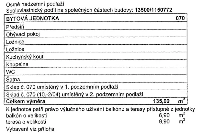 Prodej bytu 3+kk, Praha - Smíchov, Karla Engliše, 110 m2