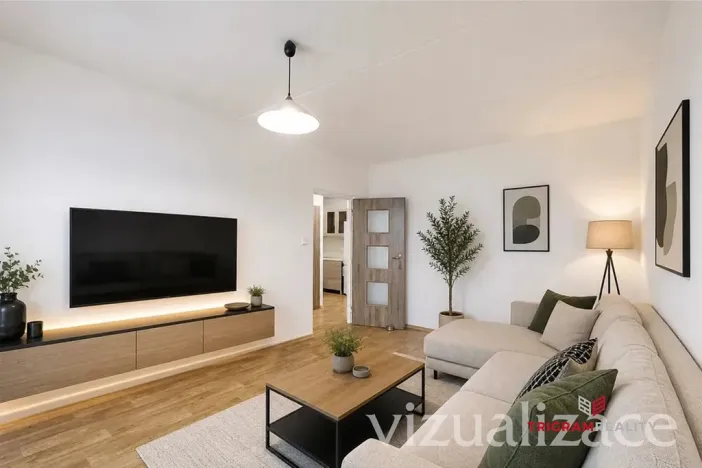 Pronájem bytu 2+kk, Pardubice - Cihelna, K Rozvodně, 43 m2