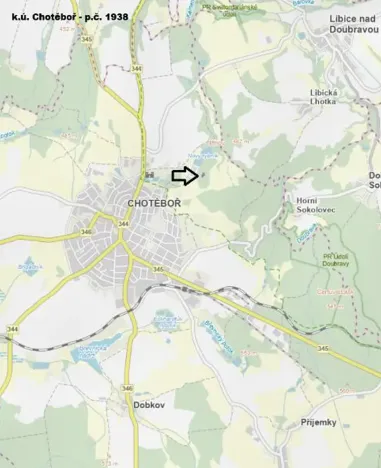 Prodej lesa, Chotěboř, 1237 m2