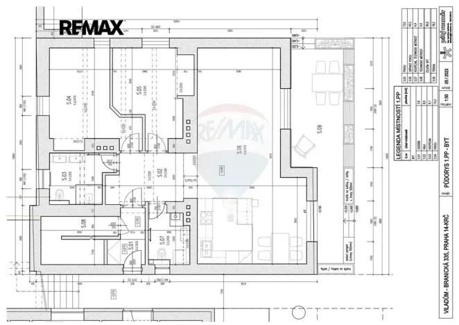 Pronájem bytu 3+kk, Praha - Krč, Branická, 97 m2