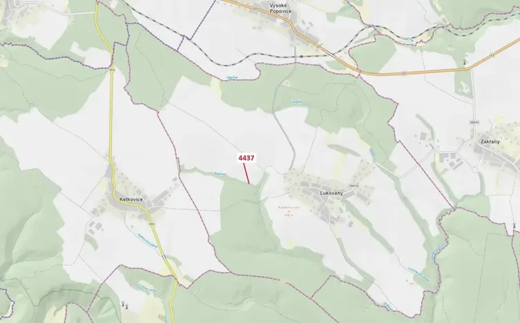 Dražba lesa, Lukovany, 110 m2