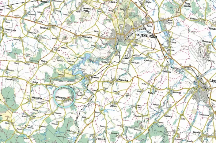 Prodej podílu zahrady, Chlístovice, 76 m2