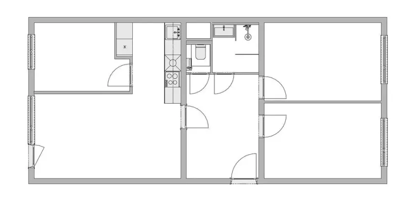 Pronájem bytu 4+kk, Praha - Horní Počernice, Pavlišovská, 70 m2