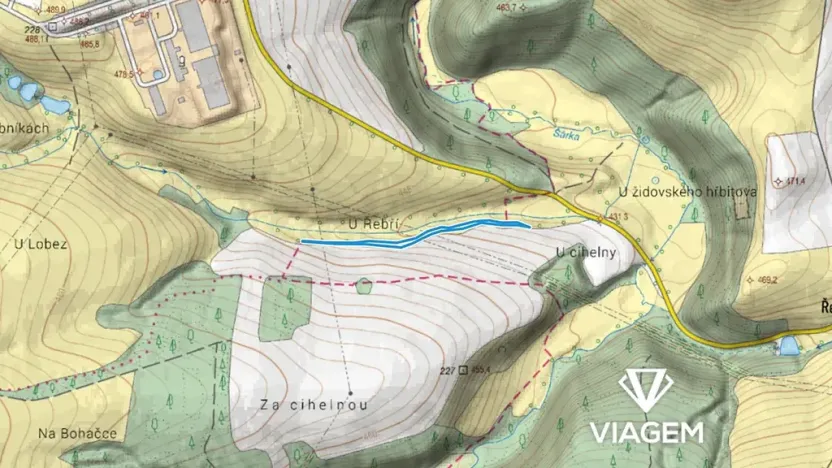 Prodej lesa, Svojšín, 2777 m2