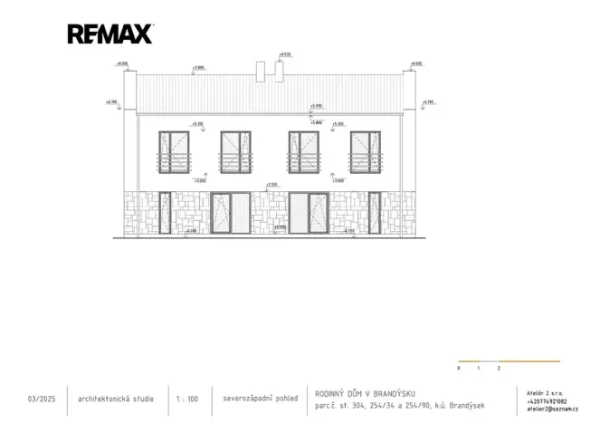 Prodej pozemku pro bydlení, Brandýsek, Ve višňovce, 1735 m2