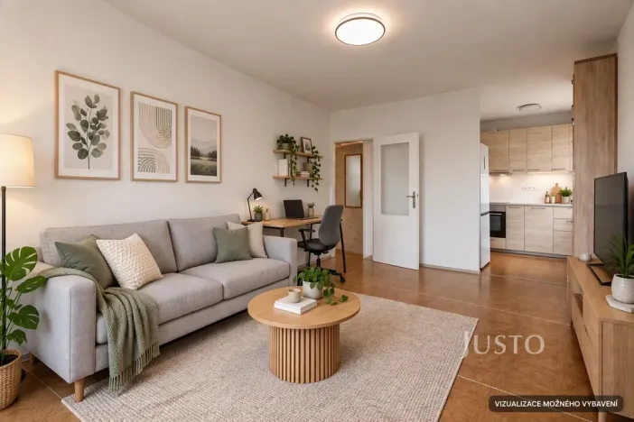 Pronájem bytu 2+kk, Praha - Řepy, Nevanova, 42 m2