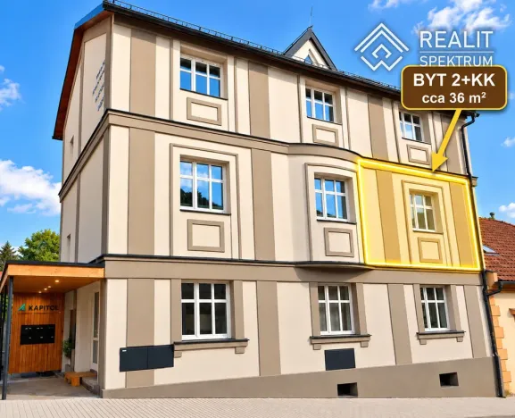 Pronájem bytu 2+kk, Letohrad, Jilemnického, 36 m2