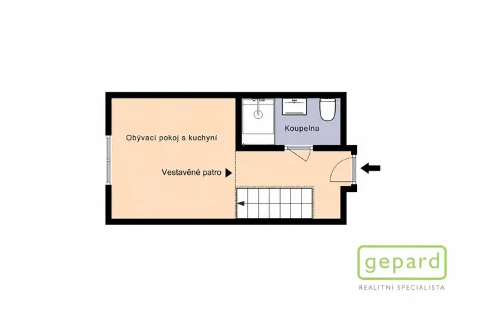 Prodej bytu 1+kk, Praha, Čestmírova, 24 m2