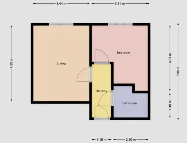 Prodej bytu 2+kk, Plzeň - Doubravka, Popelnicová, 36 m2