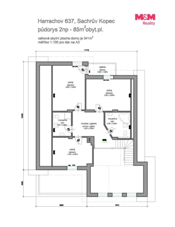 Prodej ubytování, Harrachov, 341 m2