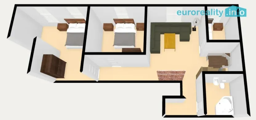 Pronájem bytu 4+kk, Plzeň, Zbrojnická, 102 m2