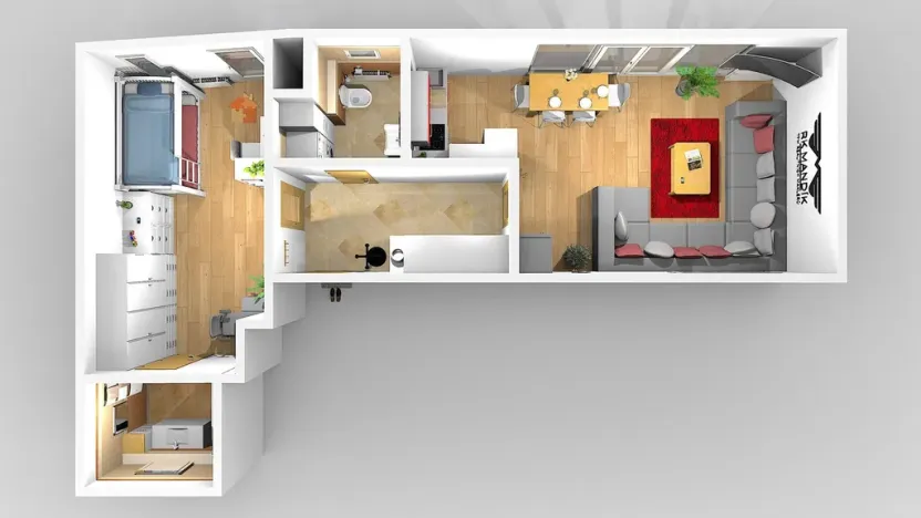 Pronájem bytu 2+kk, Praha - Pitkovice, K dálnici, 54 m2