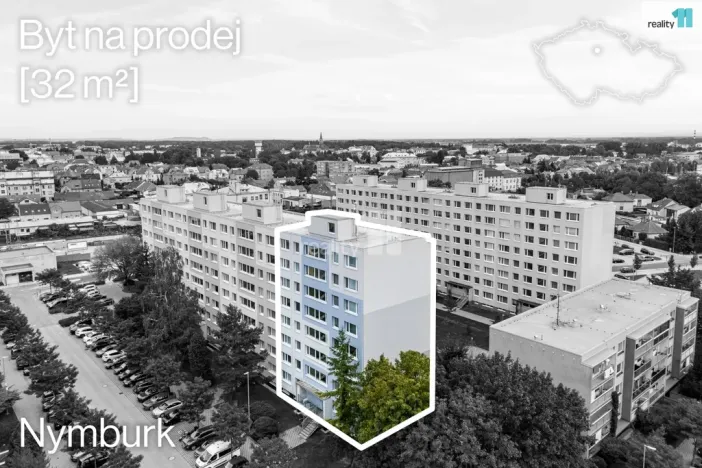 Prodej bytu 2+kk, Nymburk, Růžová, 32 m2