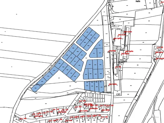 Prodej pozemku pro bydlení, Hořín, 800 m2