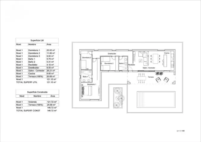 Prodej rodinného domu, La Romana, Alicante, Španělsko, 146 m2