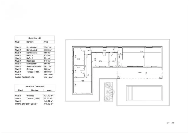 Prodej rodinného domu, La Romana, Alicante, Španělsko, 146 m2