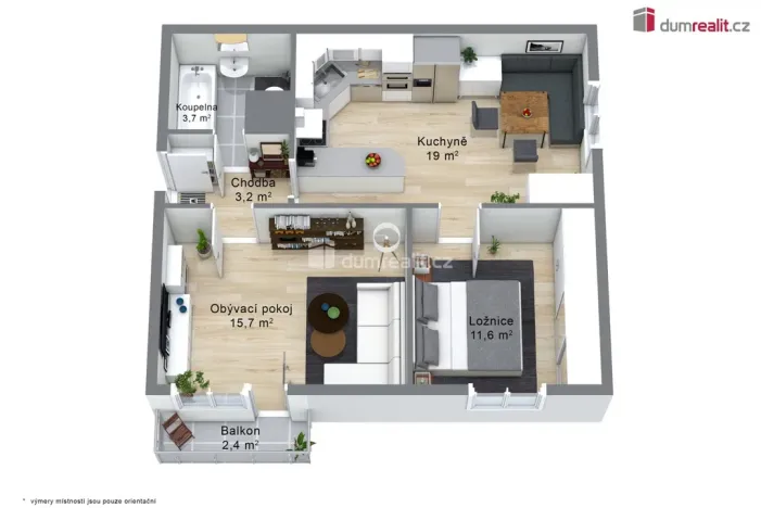 Prodej bytu 2+1, Karlovy Vary - Drahovice, Anglická, 59 m2