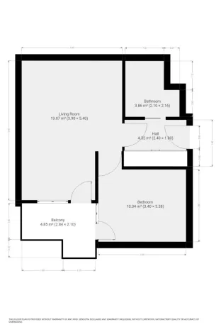 Pronájem bytu 2+kk, Praha - Žižkov, Hartigova, 44 m2